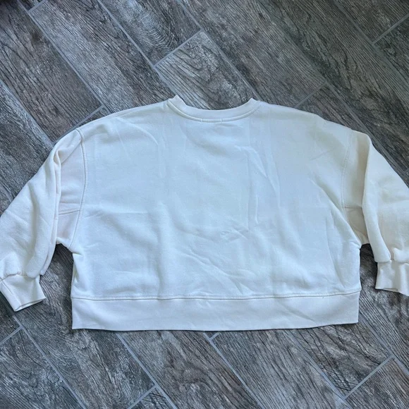 Judith March Rainbow Smiley Oversized Half Length Sweatshirt, Women’s L - Picture 8 of 8